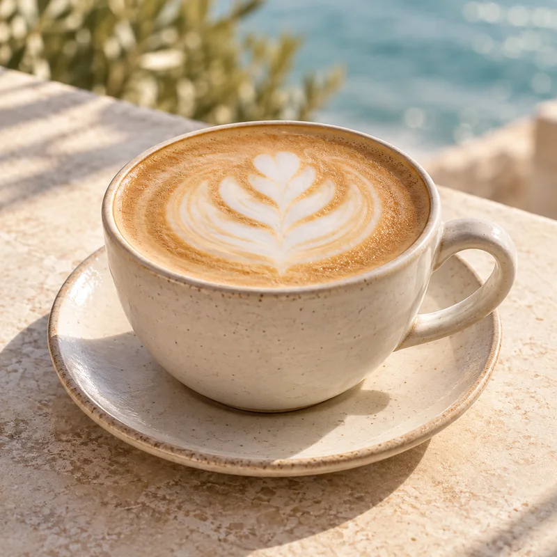 Flat white · imagen ilustrativa de la propuesta SHANTI