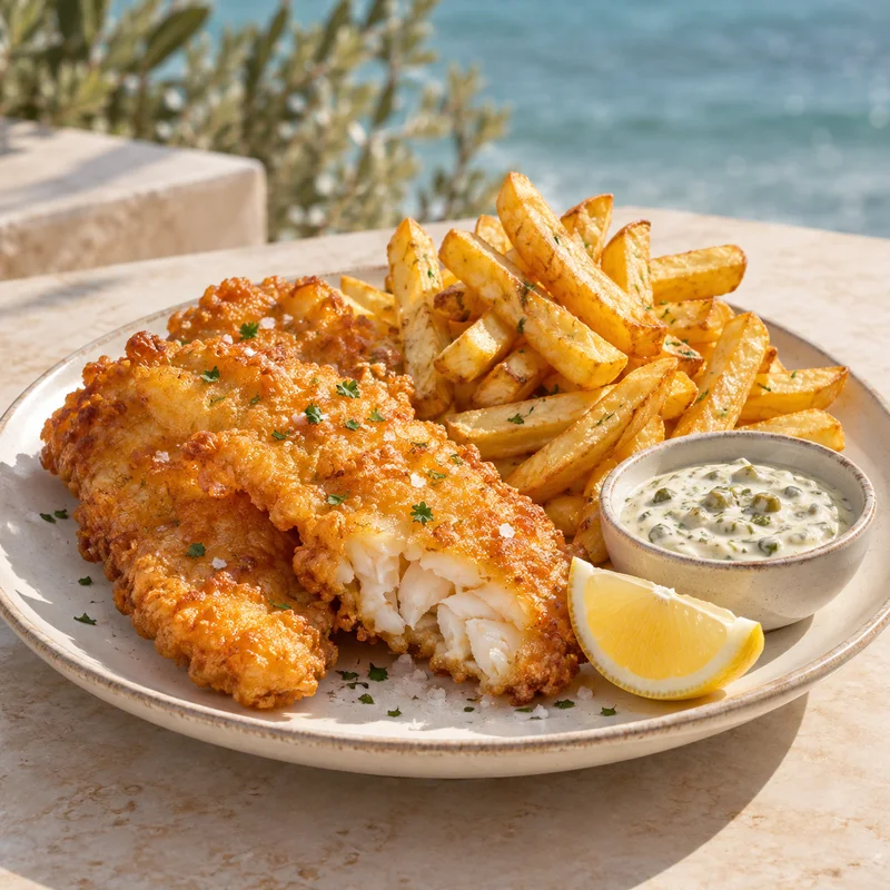 Fish & chips · imagen ilustrativa de la propuesta SHANTI