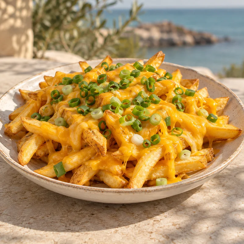 Papas cheddar · imagen ilustrativa de la propuesta SHANTI