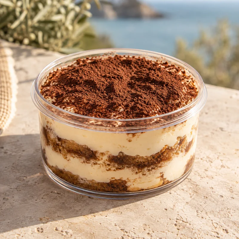 Tiramisú en pote · imagen ilustrativa de la propuesta SHANTI