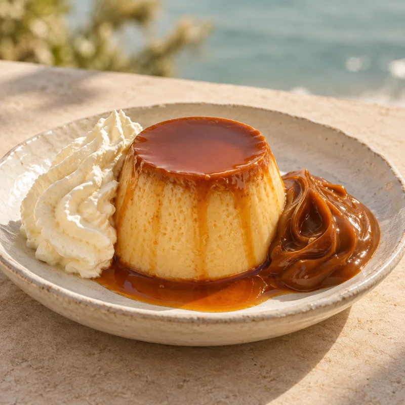 Flan mixto · imagen ilustrativa de la propuesta SHANTI